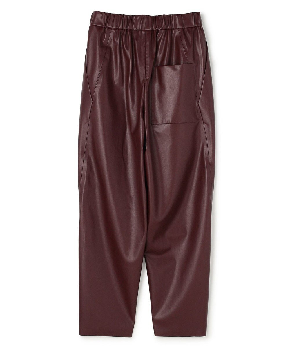 BEIGE， HYAL / フェイクレザーカービーラインイージーパンツ 