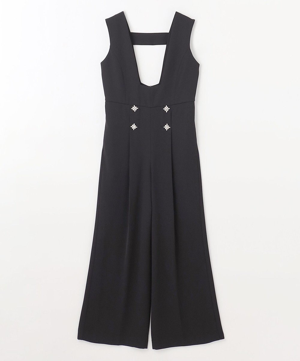 GRACE CONTINENTAL ビジュー釦サロペット 