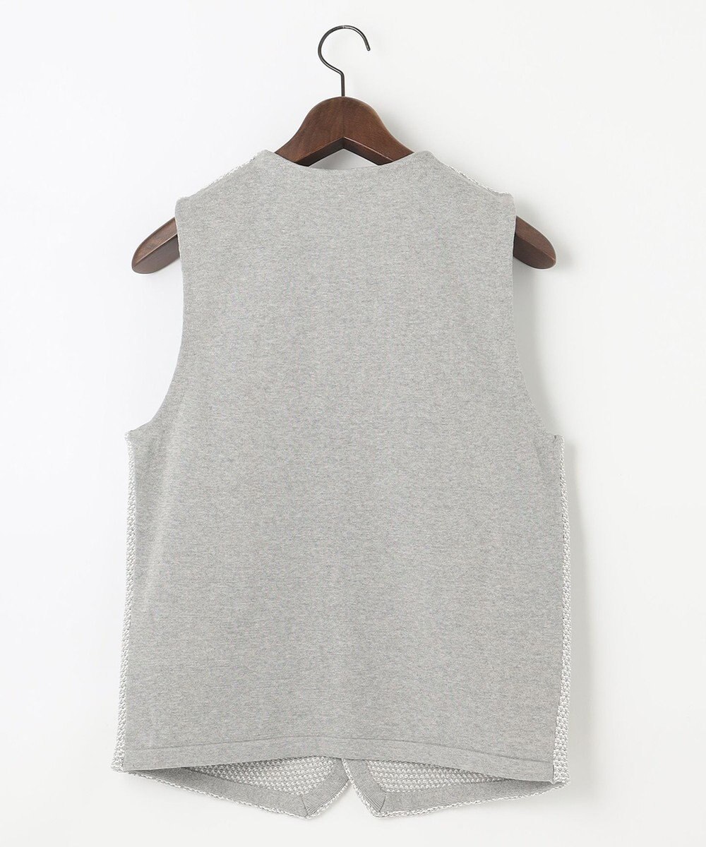 JOSEPH ABBOUD 【キングサイズ・清涼感】洗える！ストローヤーンニット ベスト 