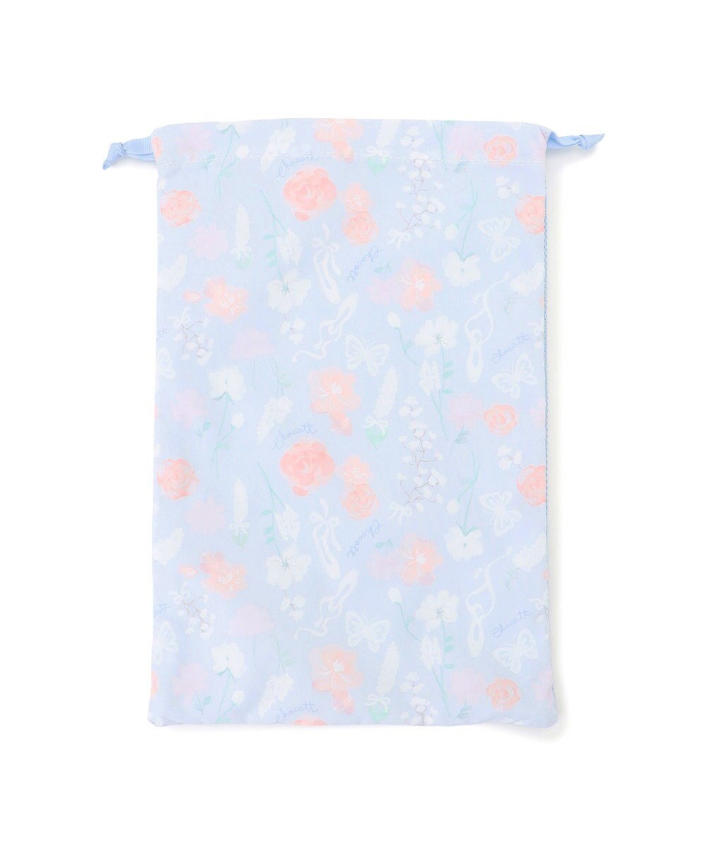 Chacott フラワー半メッシュ巾着M 