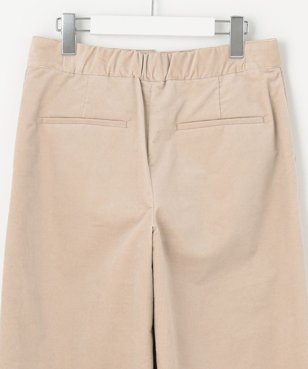 J.PRESS LADIES 【洗える】ハイブリッドAIRDUROY ワイド パンツ 
