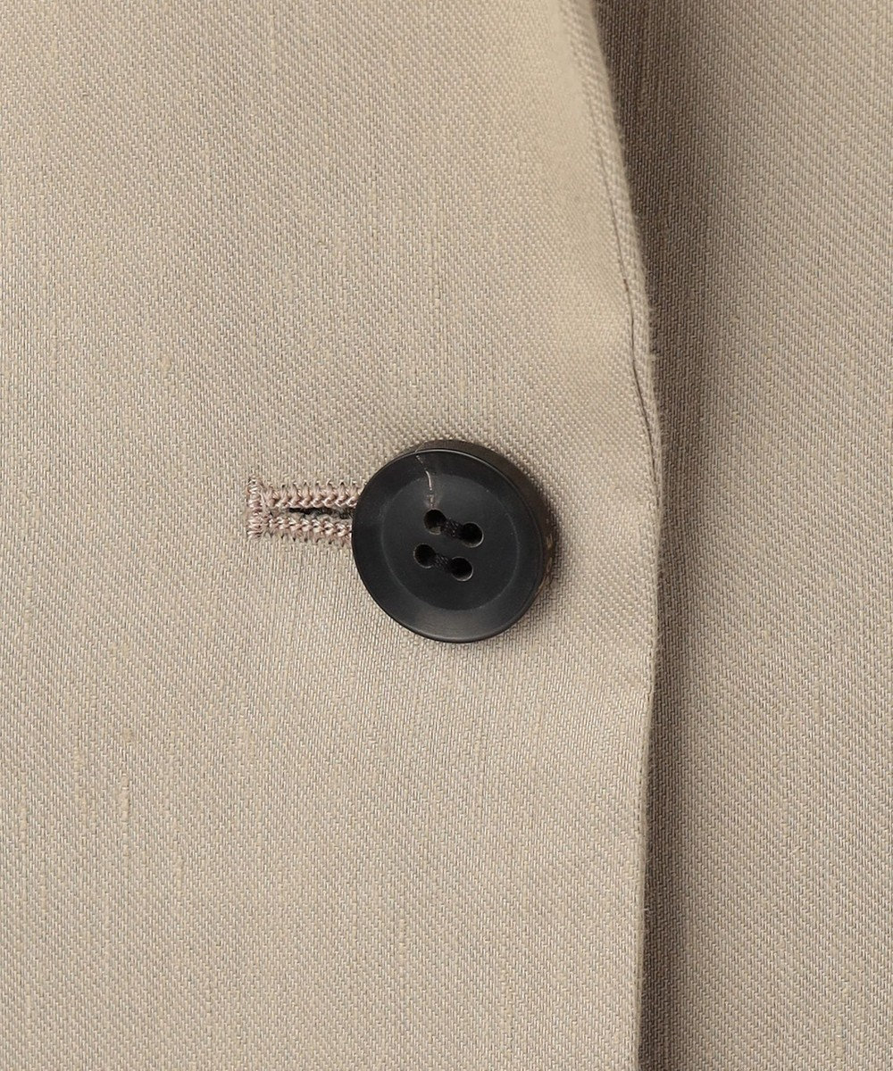 BEIGE， MICA / リネンブレンドテーラードジャケット 