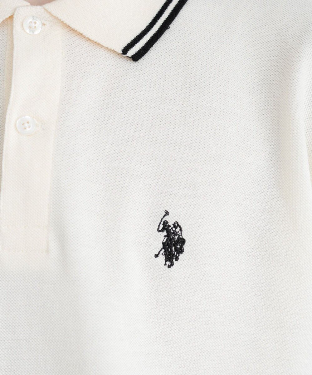 WEGO 【25年秋冬新作/ユニセックスITEM/SMLサイズ展開】別注USPOLOラインポロシャツ（長袖） 