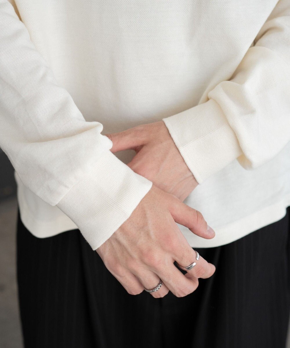 WEGO 【25年秋冬新作/ユニセックスITEM/SMLサイズ展開】別注USPOLOラインポロシャツ（長袖） 