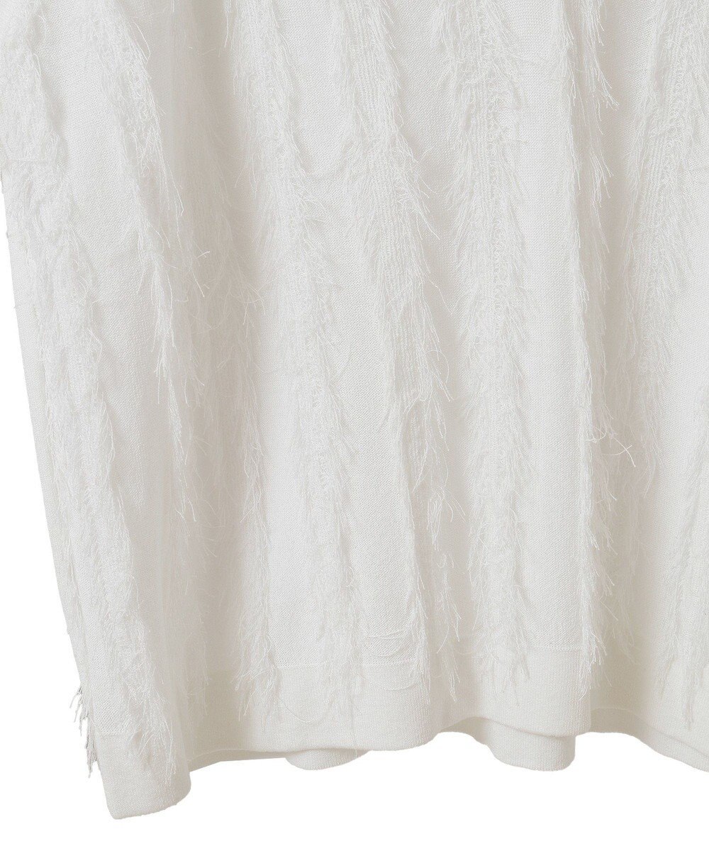 CRAFT STANDARD BOUTIQUE シアーフリンジスキッパーニットプルオーバー 