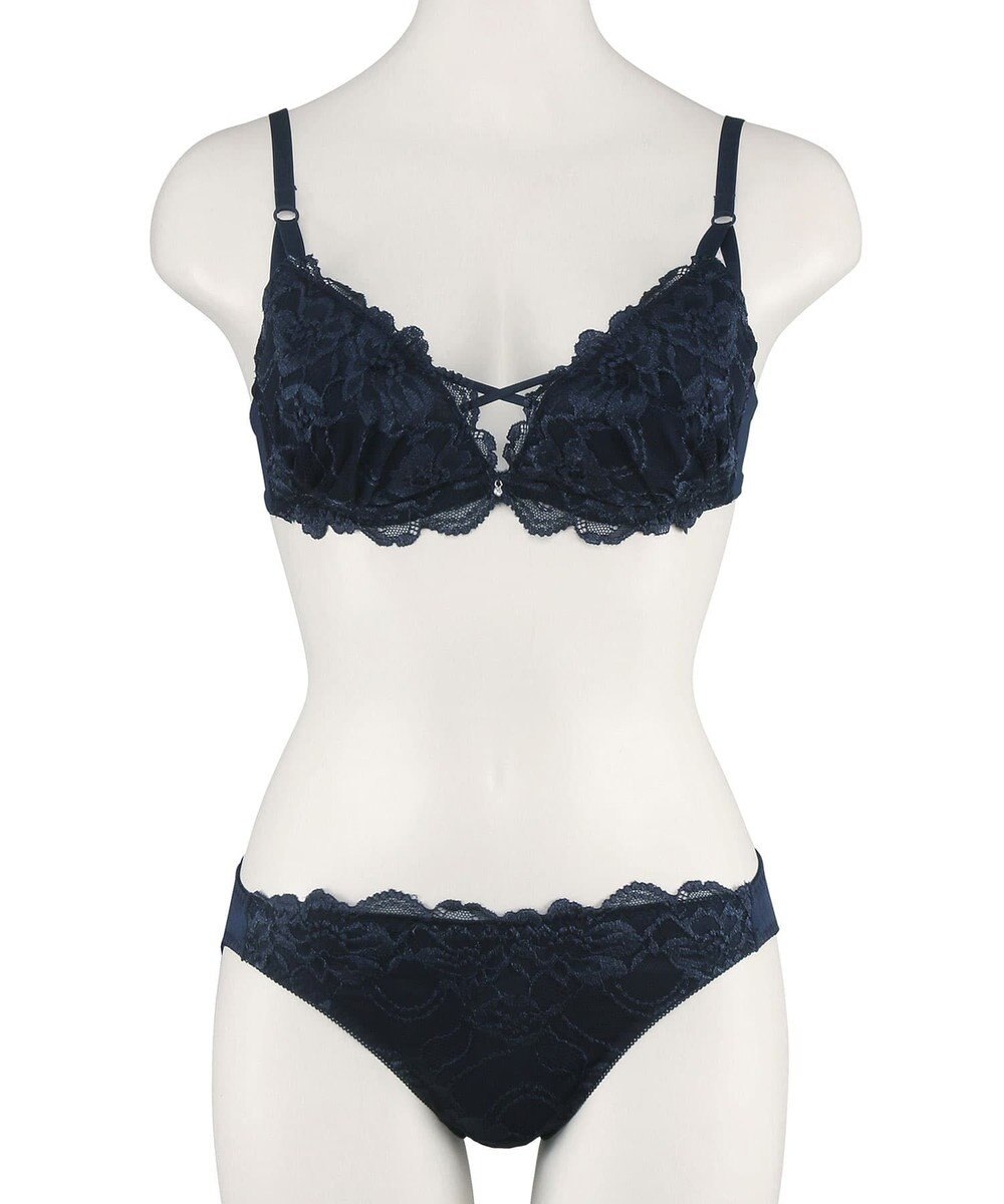 San-ai Resort（三愛水着楽園） 【WEB限定】【プチプラブラセット】純欲カラーヌーディーレーシーストリングブラ＆ショーツセット 【northerly】 