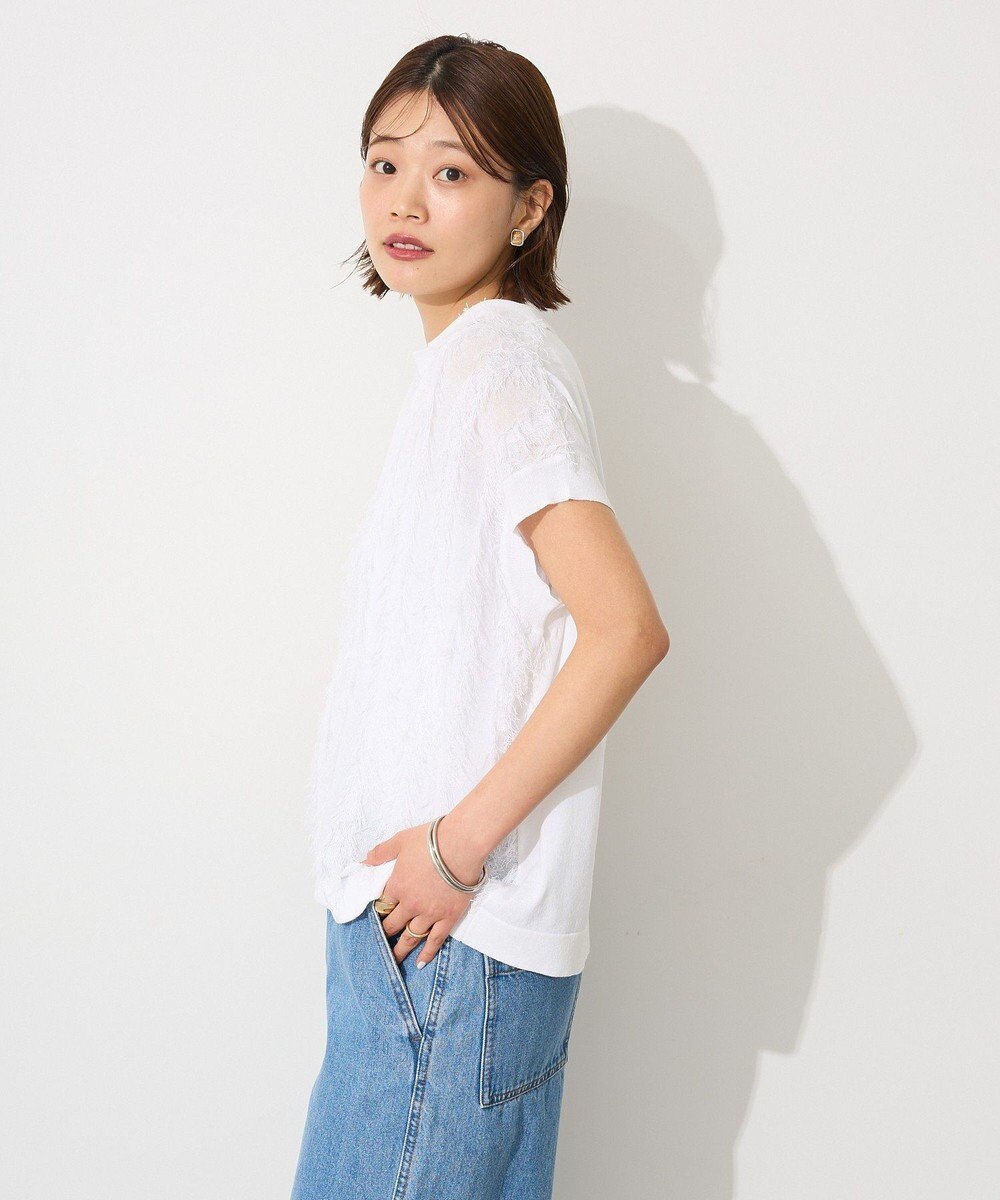 CRAFT STANDARD BOUTIQUE シアーフリンジスキッパーニットプルオーバー 