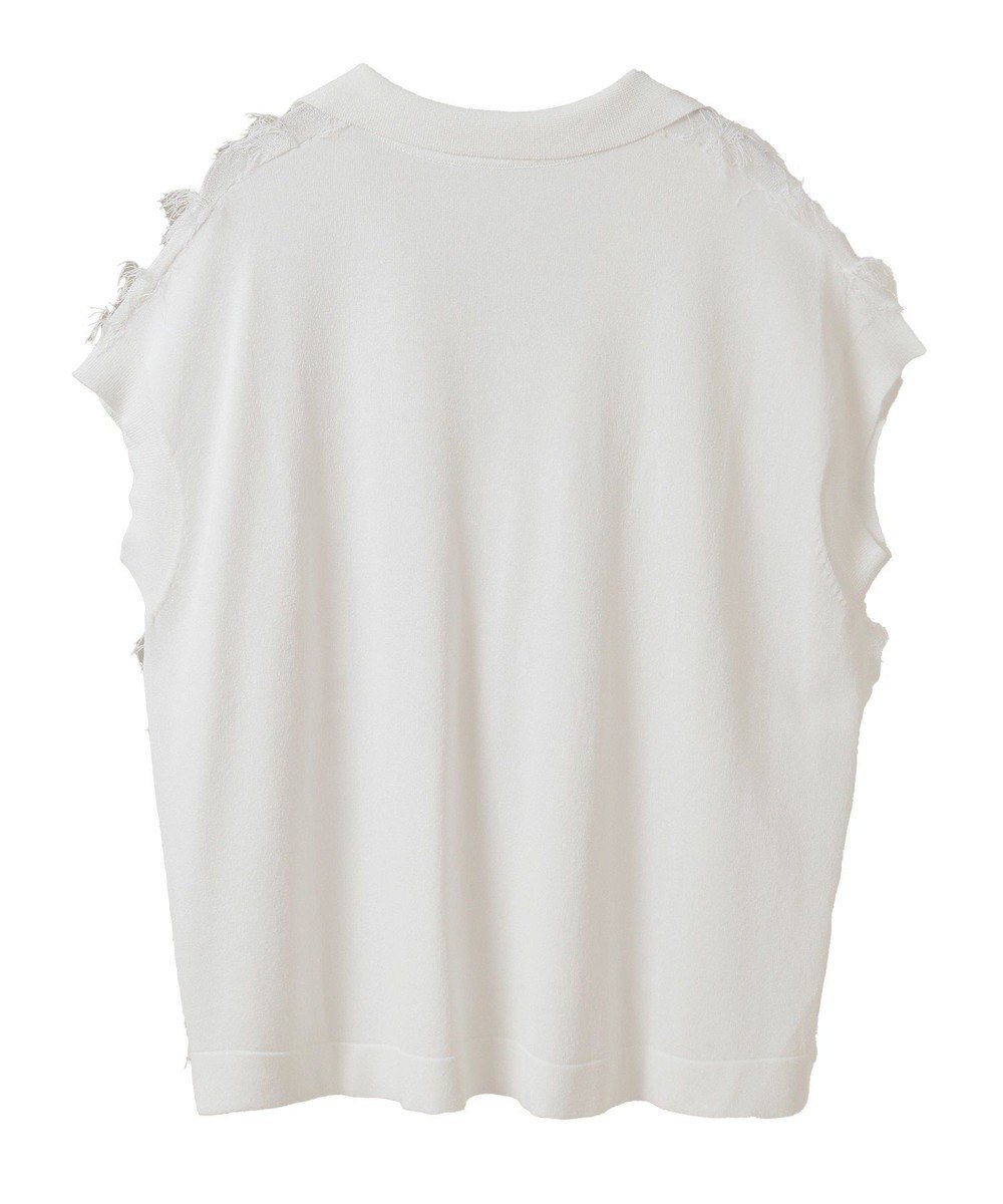 CRAFT STANDARD BOUTIQUE シアーフリンジスキッパーニットプルオーバー 