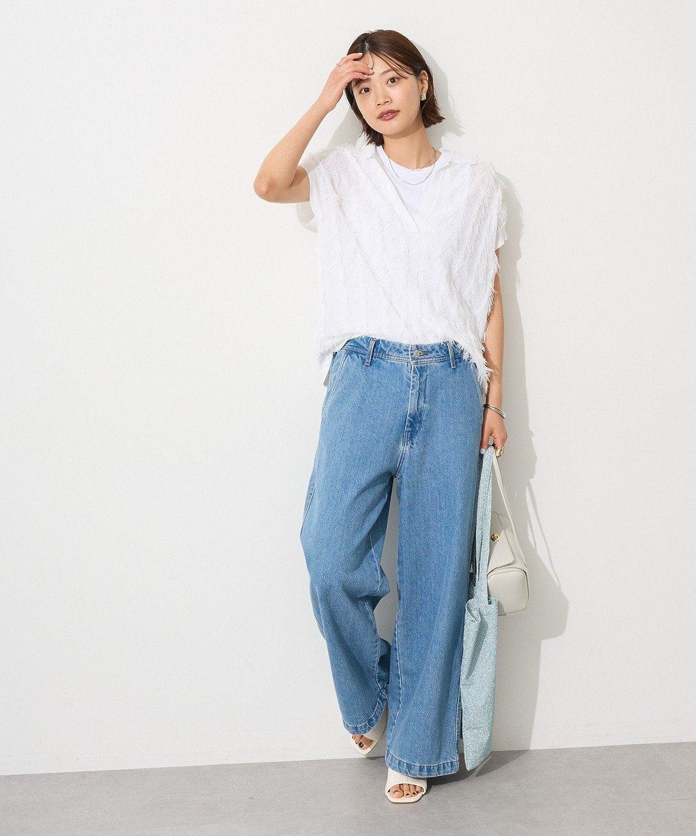 CRAFT STANDARD BOUTIQUE シアーフリンジスキッパーニットプルオーバー 