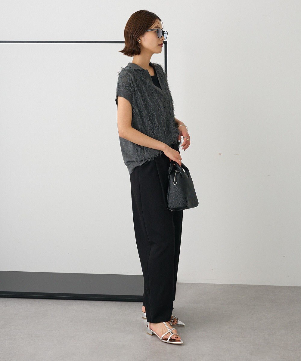 CRAFT STANDARD BOUTIQUE シアーフリンジスキッパーニットプルオーバー 