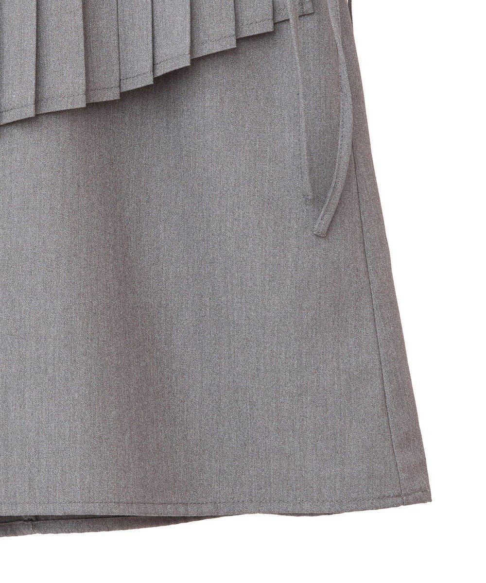 earth music&ecology ＳＥＴ２点プリーツラップスカート＋ミニスカート 