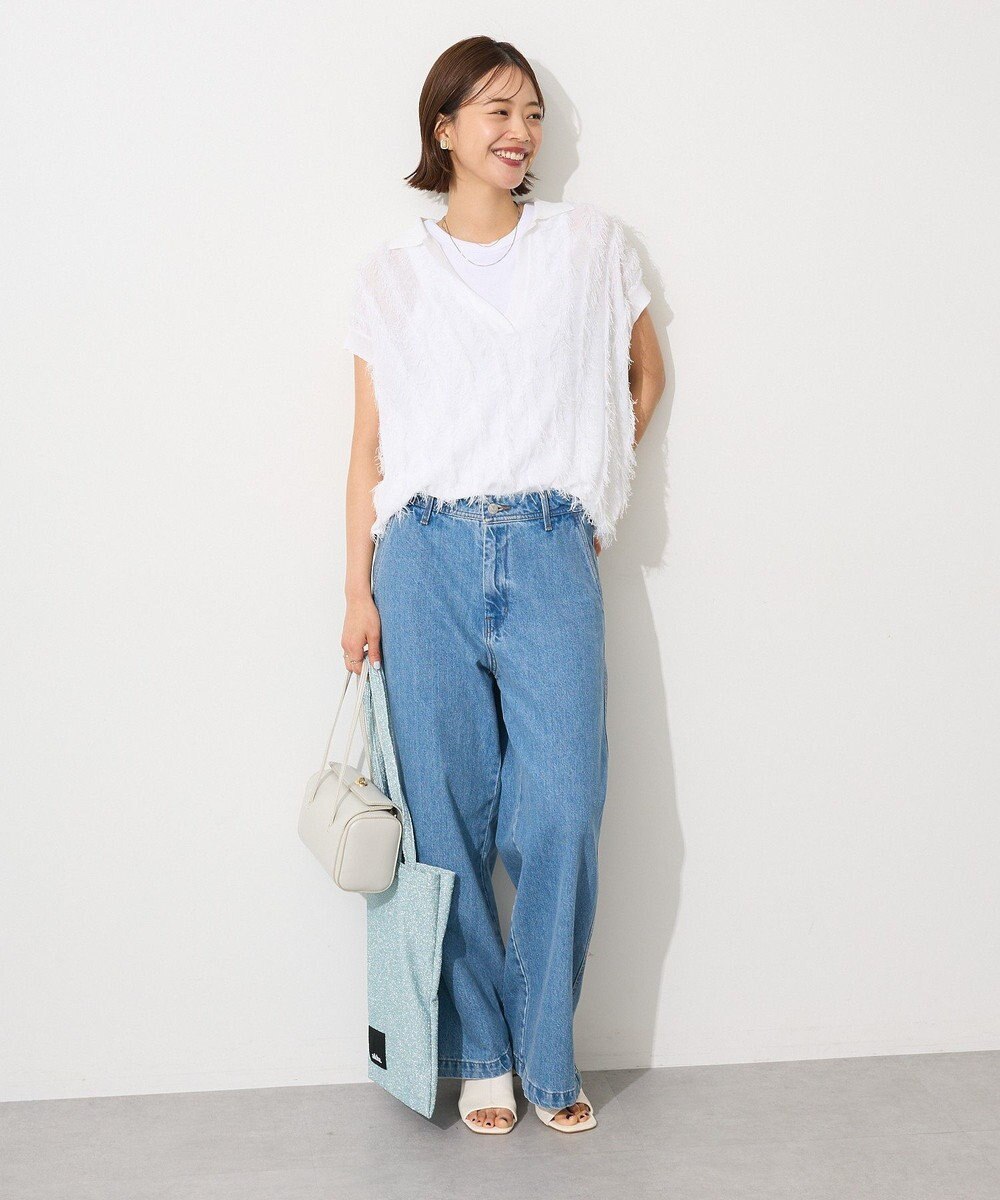 CRAFT STANDARD BOUTIQUE シアーフリンジスキッパーニットプルオーバー 