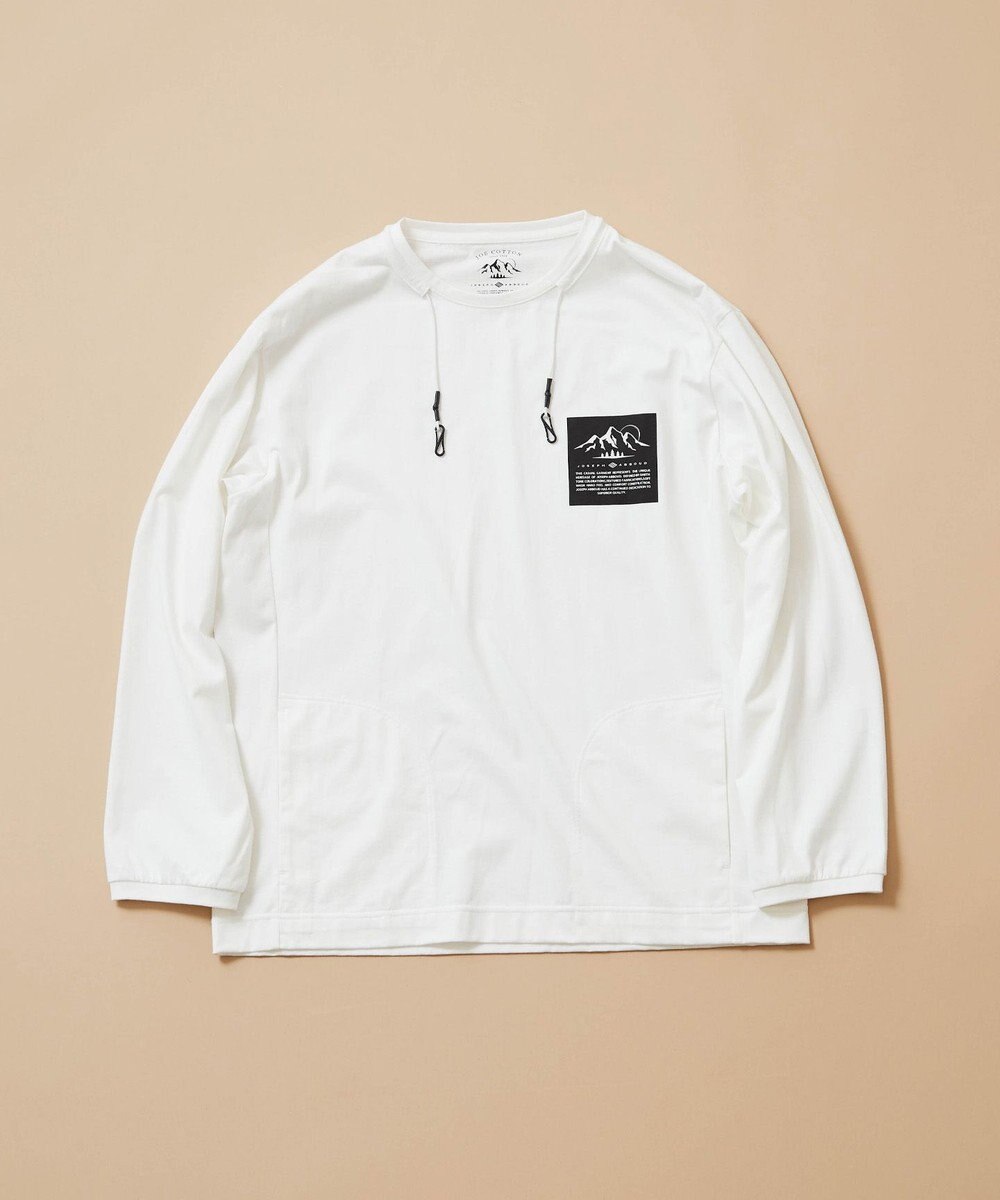 JOSEPH ABBOUD MOUNTAIN 【UNISEX】マスクホルダー付 オーガニックTシャツ 