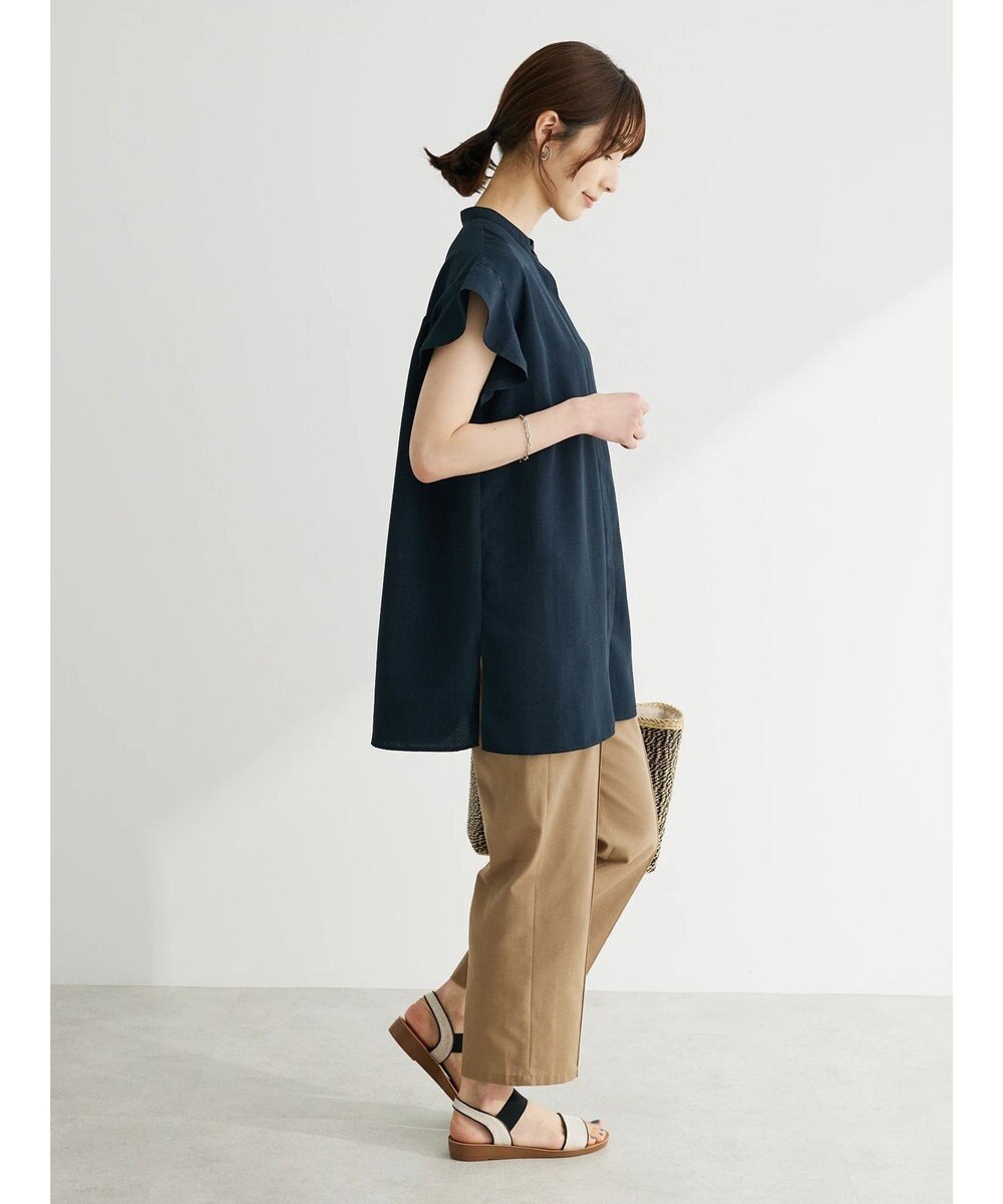 Green Parks 接触冷感　比翼シャツチュニック 