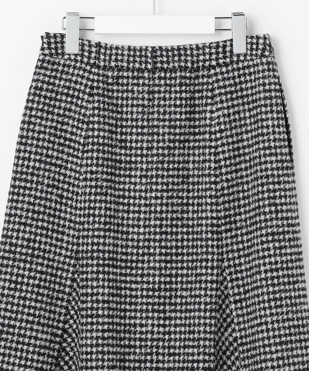 J.PRESS LADIES S ウールシルク ハウンドトゥース フレア スカート 