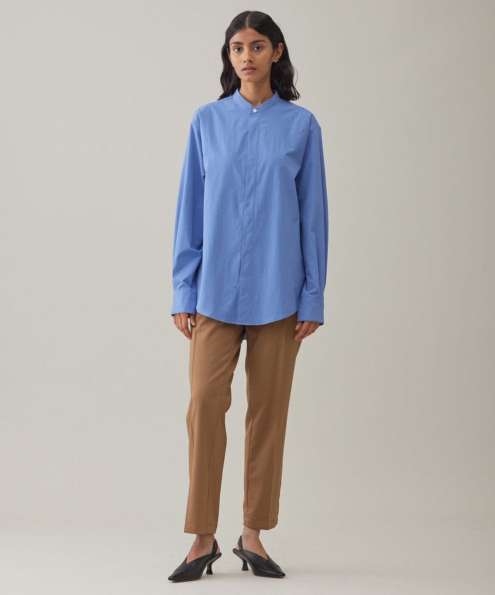 UNFILO MENS コンフォート バンドカラーシャツ  [24年秋冬商品] 