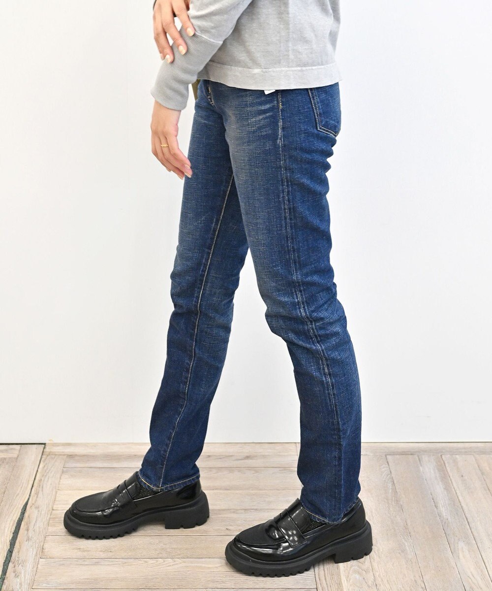 caqu modern pencil  タイトフィット ペンシルシルエット デニムパンツ 