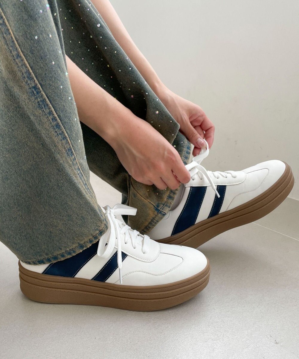 WEGO ローテクダブルラインスニーカー 