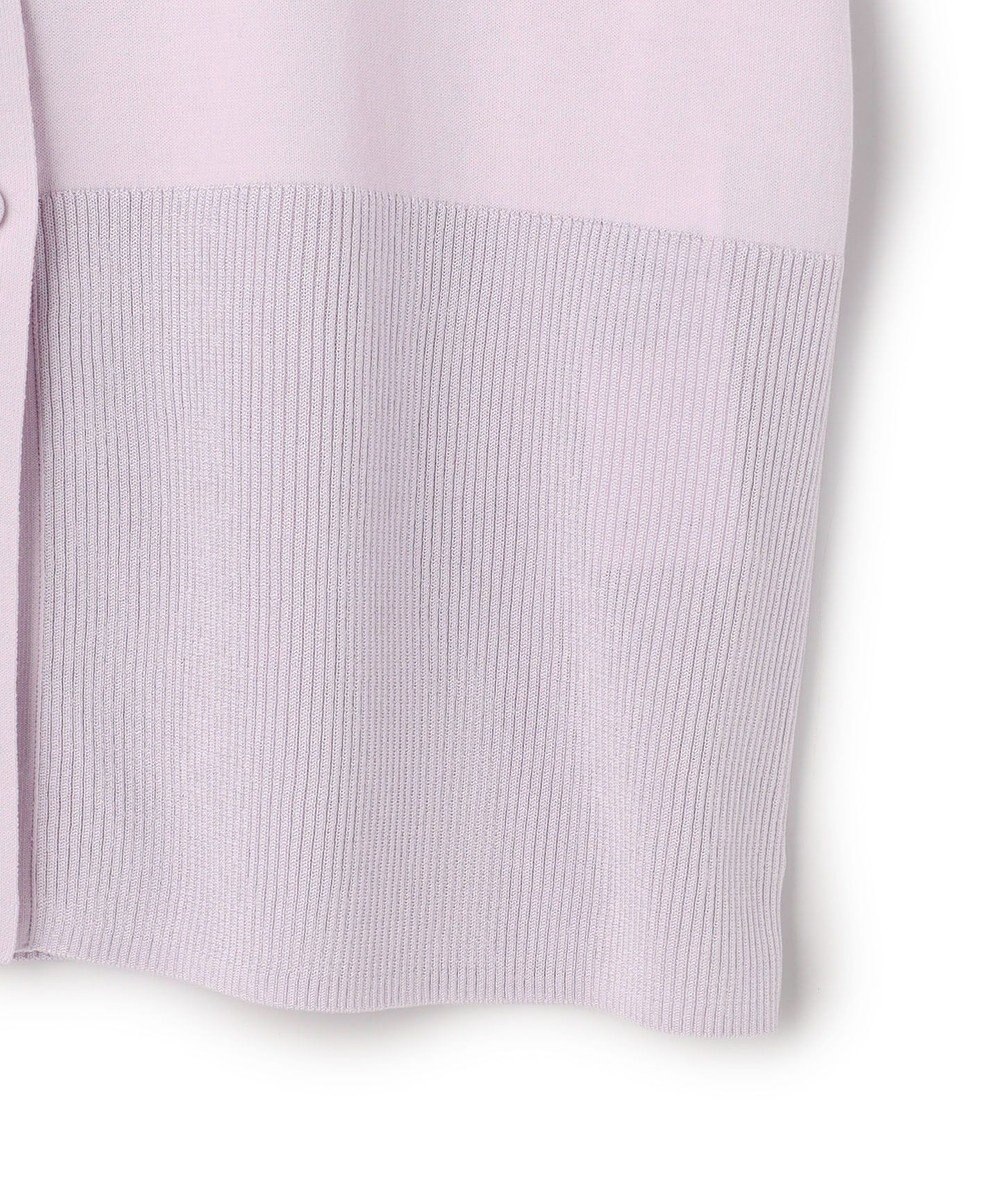 BEIGE， JULIE / コットンシルク クルーネックカーディガン 