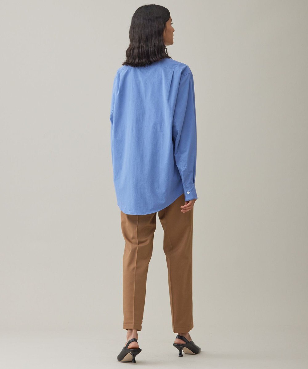 UNFILO MENS コンフォート バンドカラーシャツ  [24年秋冬商品] 