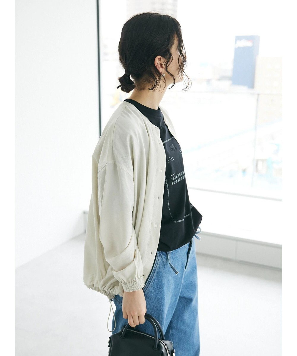 CRAFT STANDARD BOUTIQUE レーヨントロミ羽織りシャツ 