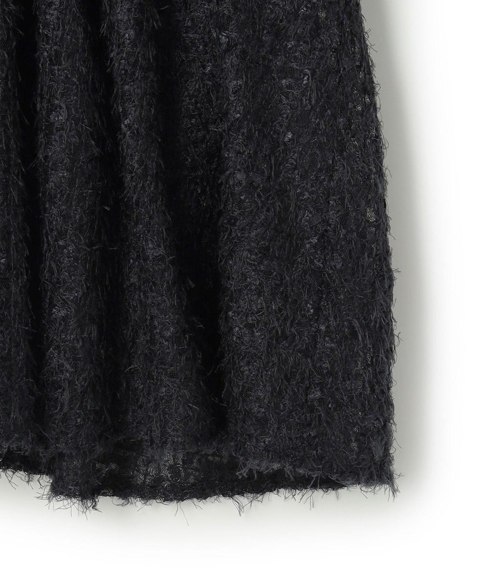 UNFILO エアリーヤーン ギャザーブラウス 