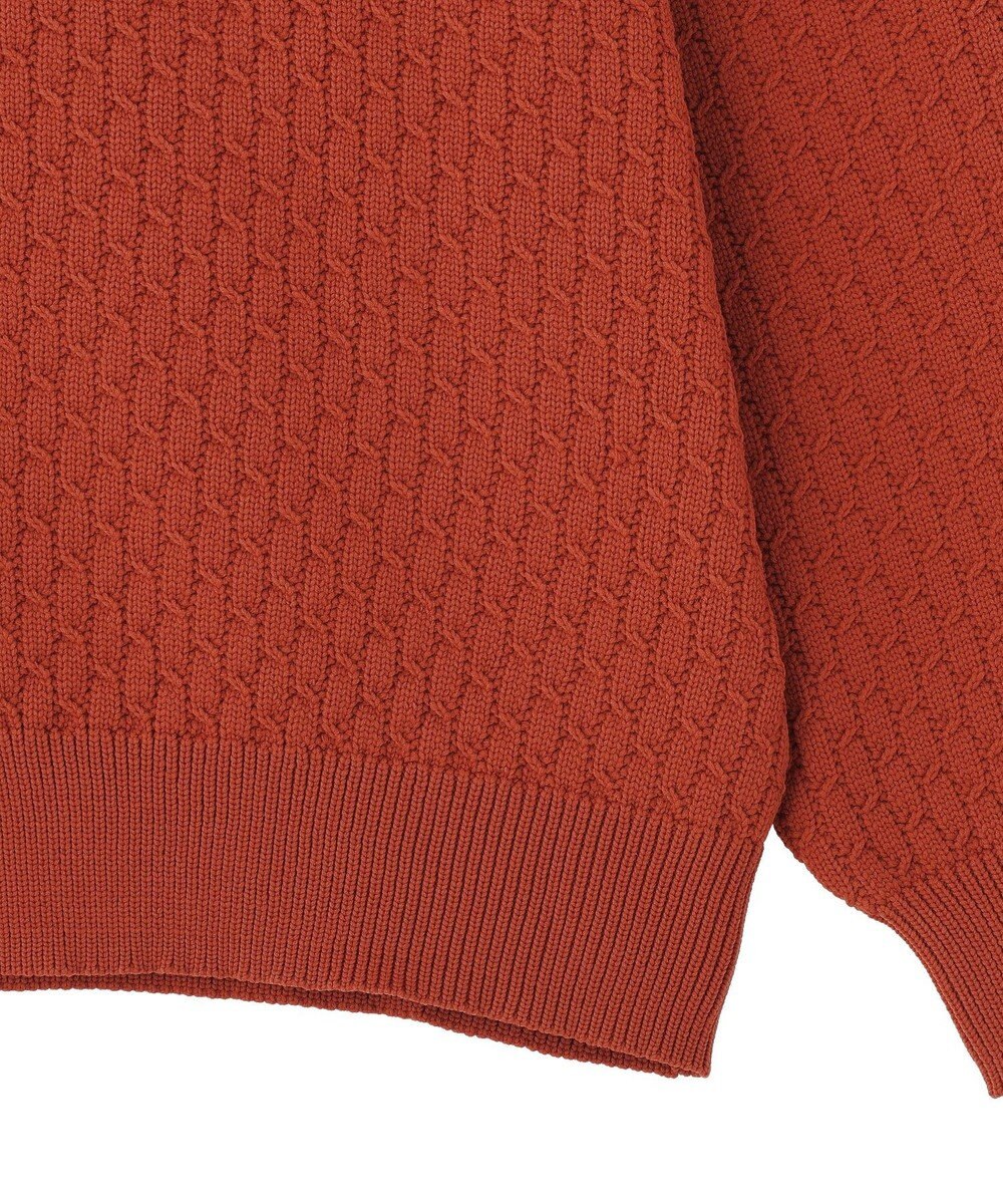 CRAFT STANDARD BOUTIQUE 柄編みニットシャツカーディガン 