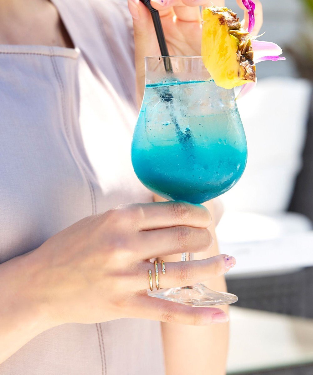 Tiaclasse ポイントストーンリング 