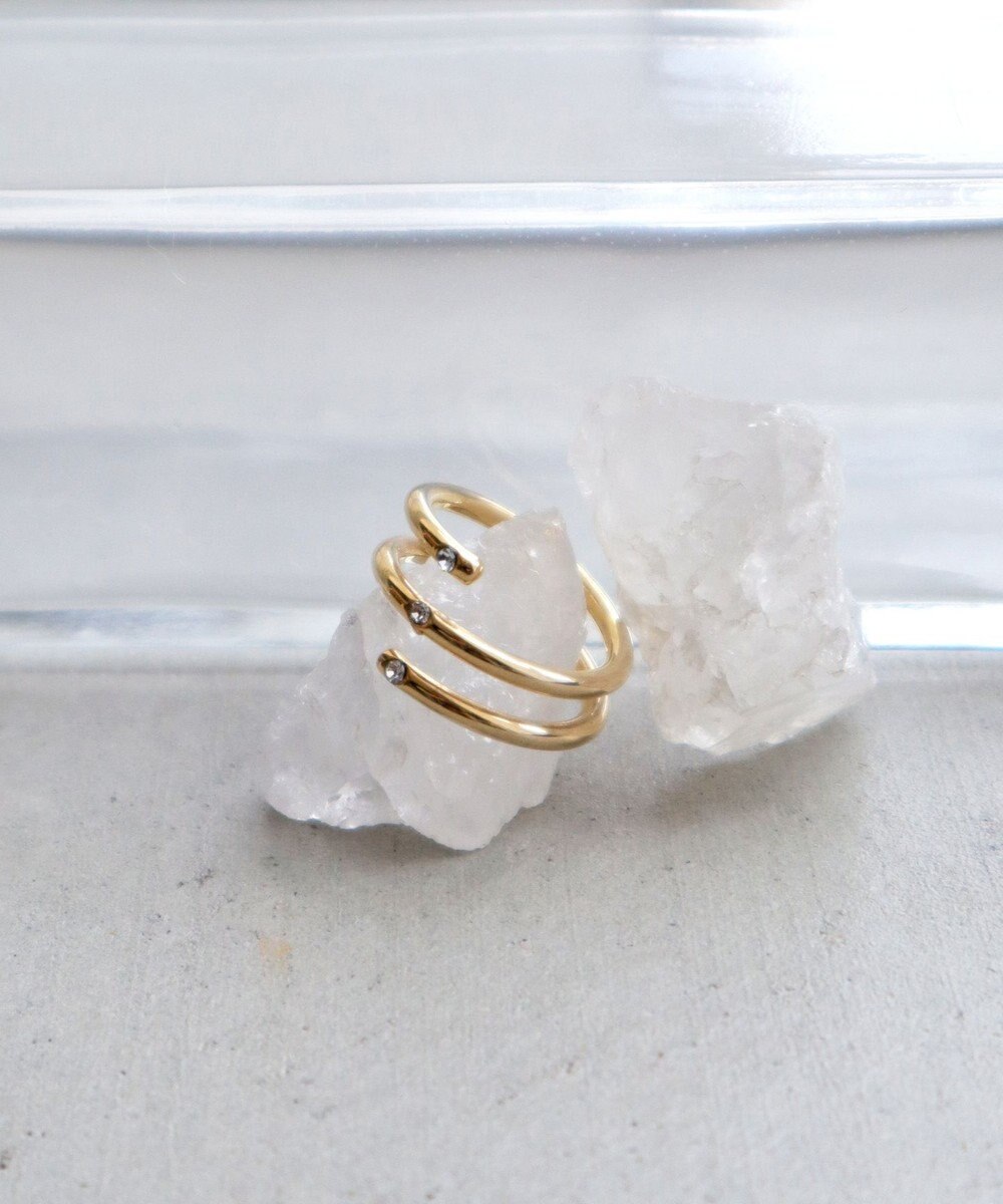 Tiaclasse ポイントストーンリング 