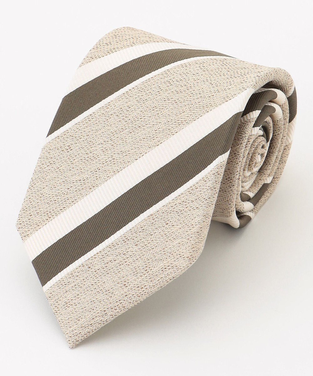 JOSEPH ABBOUD 【日本製】メランジレジメンタル ネクタイ 