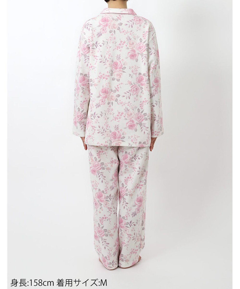 Wing パジャマ 長袖 長ズボン 綿混(本体) あったか レディース EP6016 ウイング／ワコール 