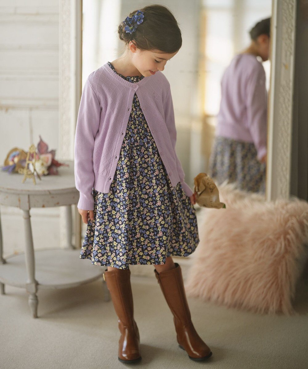 組曲 KIDS 【150-160cm】Flower tea party ワンピース 