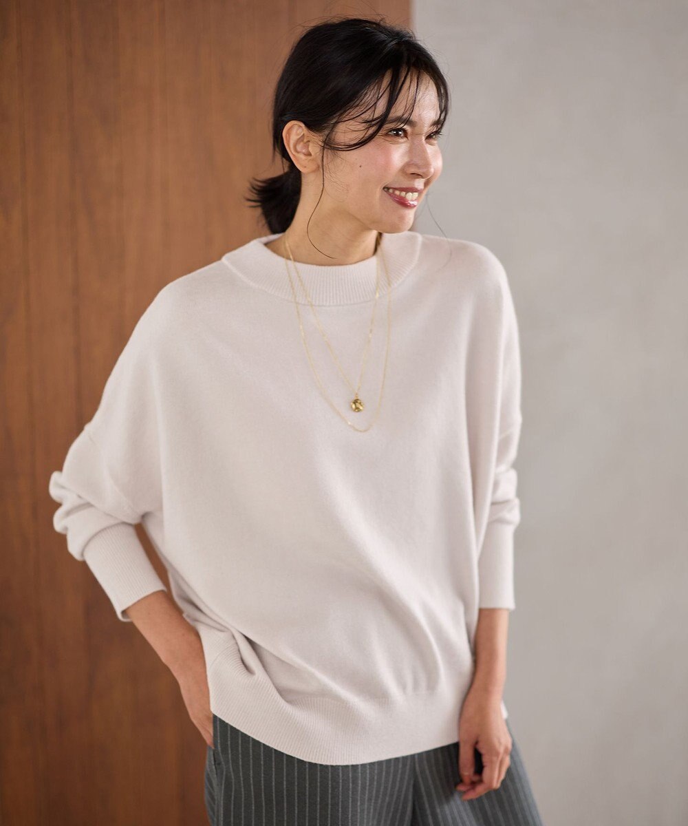 ANY 【6色展開】ムースタッチボクシーニット 