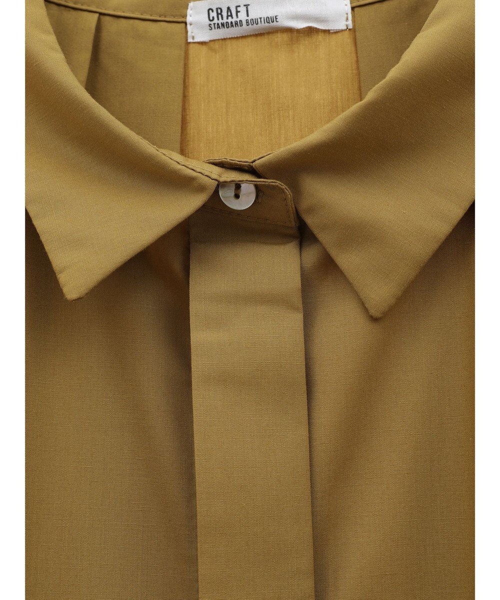 CRAFT STANDARD BOUTIQUE ステンサイドソリッドブラウス 