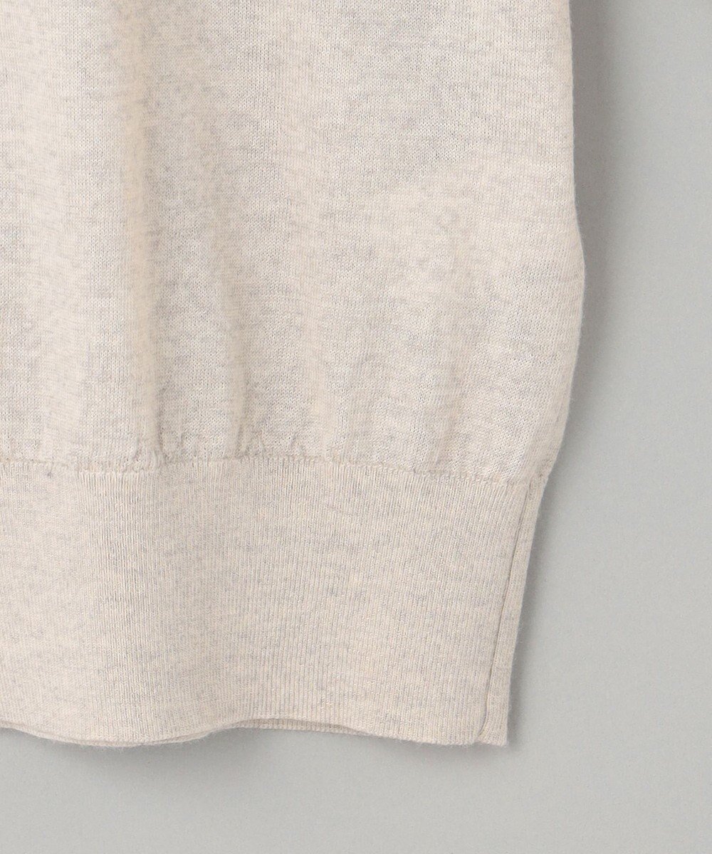 GOTAIRIKU 25年新作【洗える/チクチクしにくい/ピリングしにくい】イタリア糸 ハイゲージ カバーネックニット_WOOL100％ 