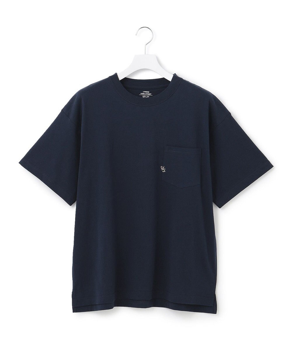 J.PRESS YORK STREET 【UNISEX】刺繍ポケットＴシャツ 