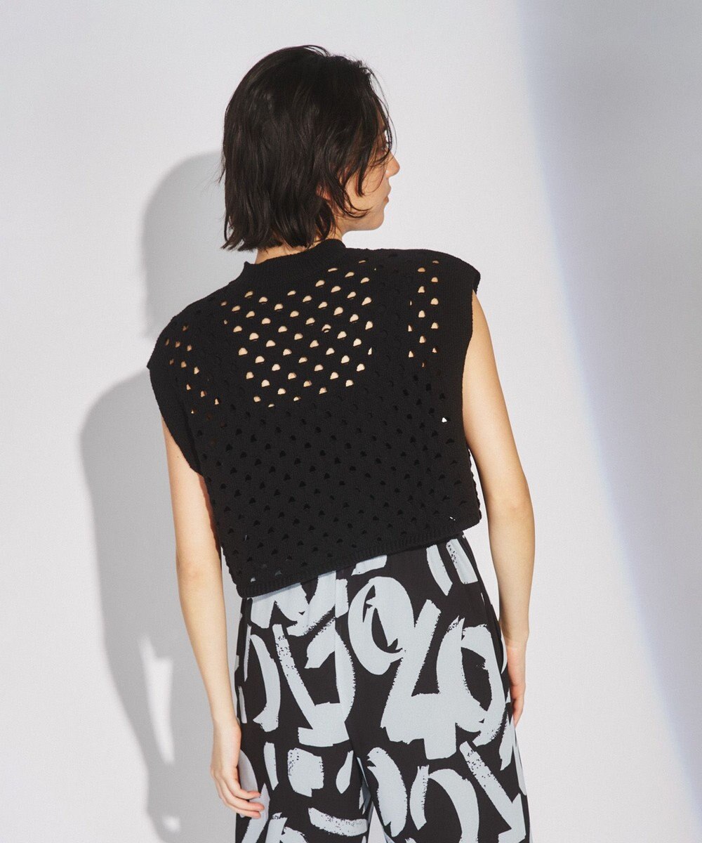 GRACE CONTINENTAL スラッシュニットトップ 