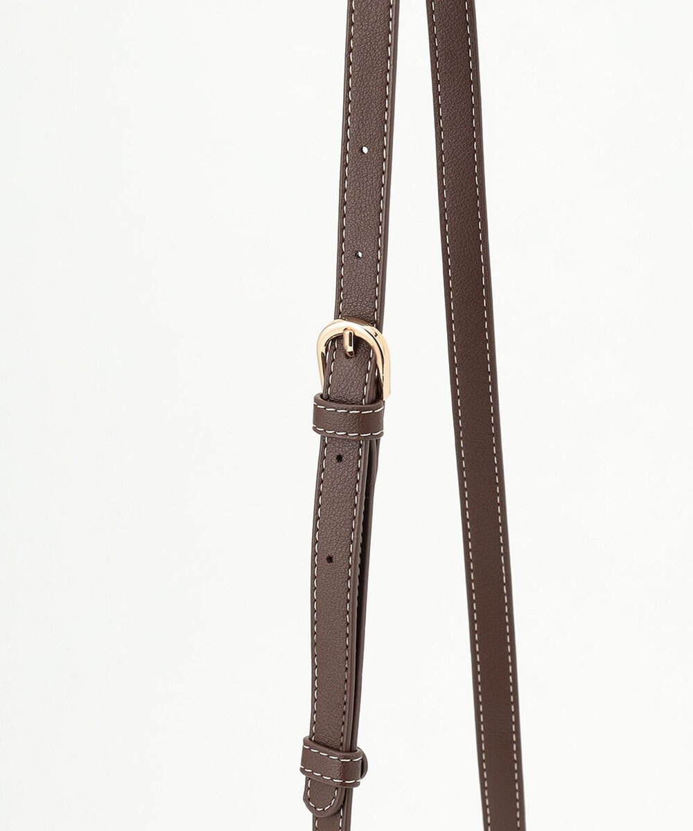 LA BAGAGERIE グリッドキルティングミニショルダー 