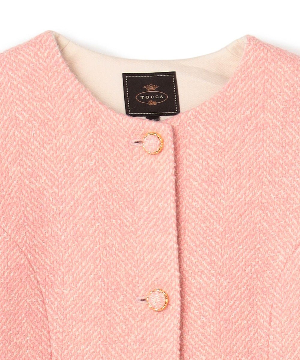 TOCCA 【消臭】SNOWBERRY POCKET TWEED コート 
