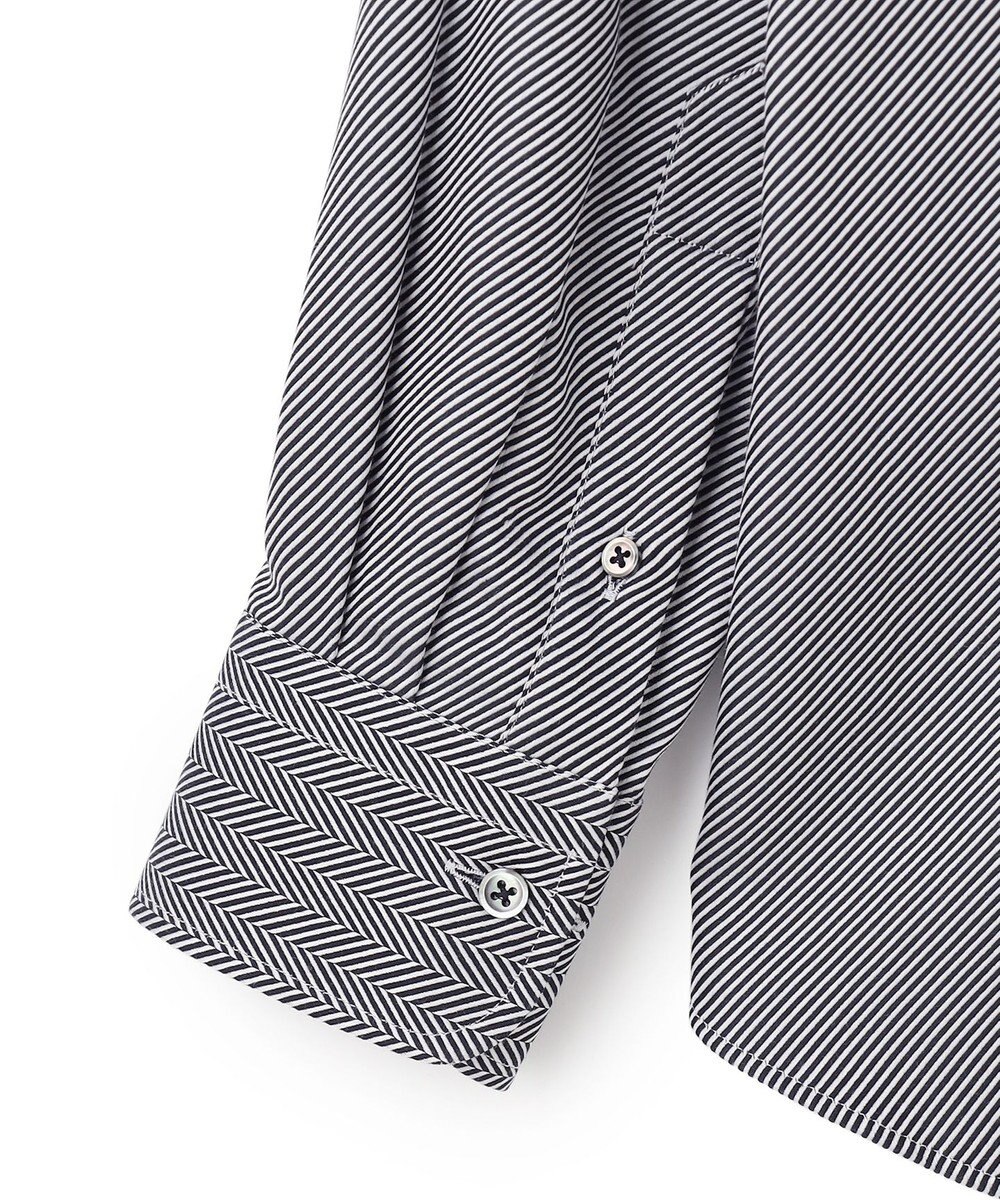 JOSEPH HOMME クレイジーツイルへリンボン　イタリアンカラーシャツ 