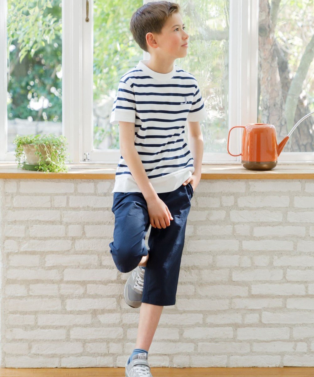 J.PRESS KIDS 【110-130cm】J.半袖ボーダーＴシャツ 