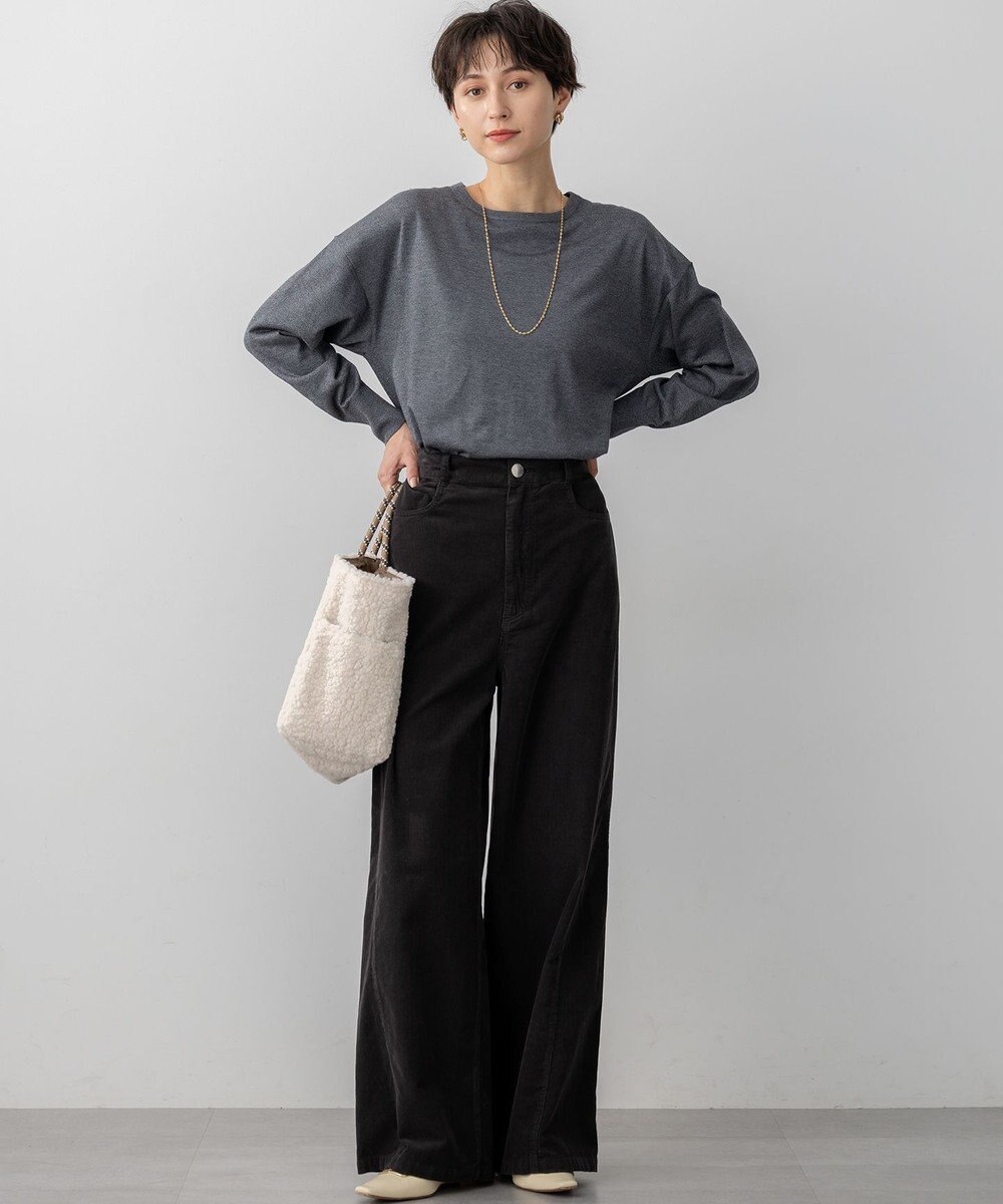 23区 L 【洗える】オータムシャイニー リラクシー ニット 