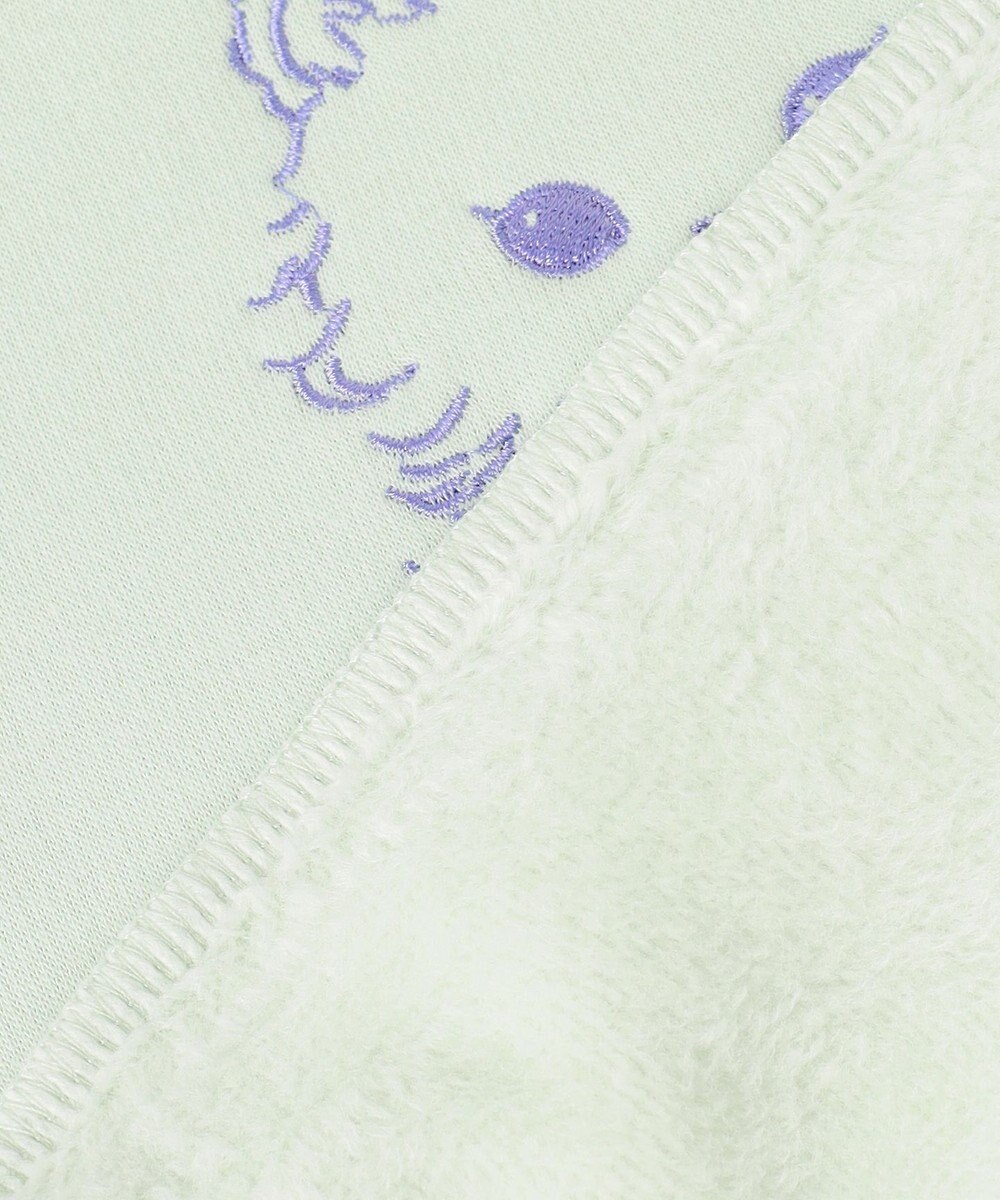 ANY KIDS アニマル刺繍 裏シャギー トレーナー 