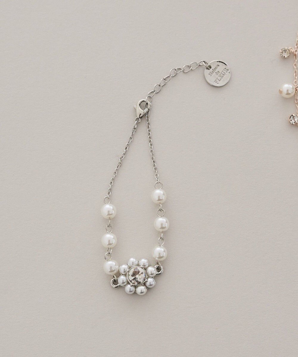 Maison de FLEUR パールフラワーブレスレット 