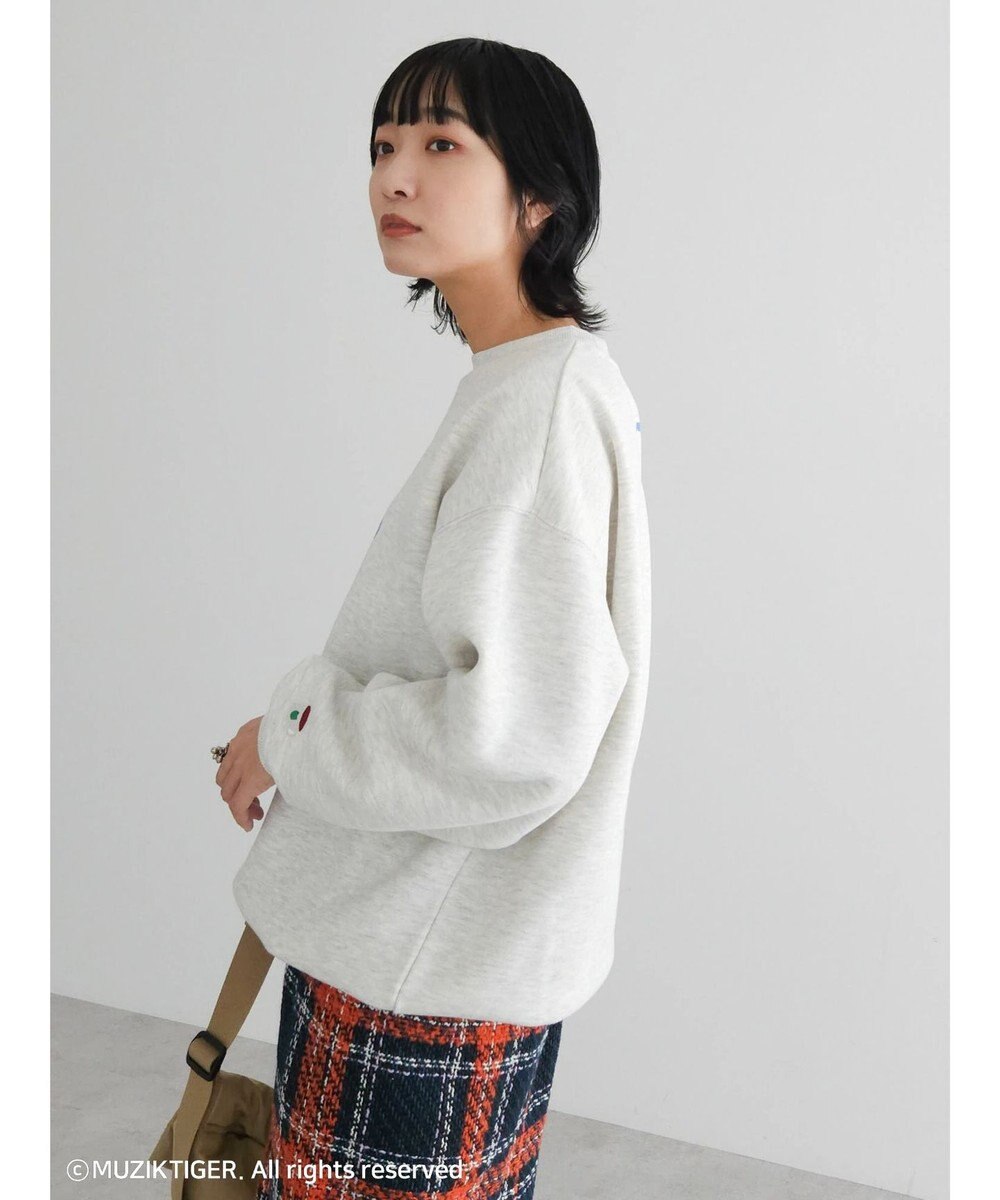 Green Parks ムジークタイガー／裏起毛プリントプルオーバー 