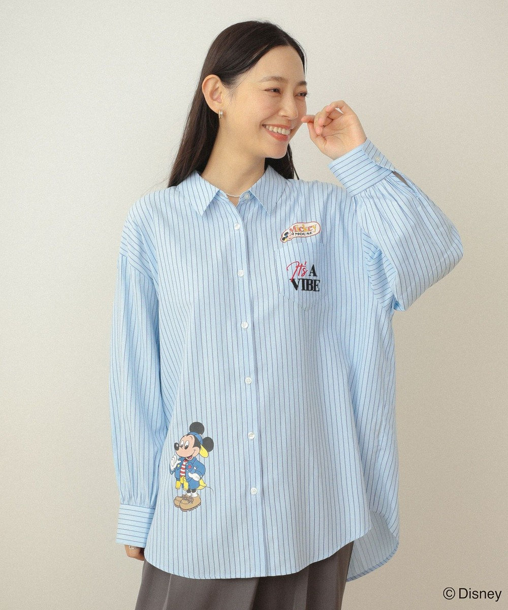 Green Parks ミッキー＆フレンズ／オーバーサイズシャツ 