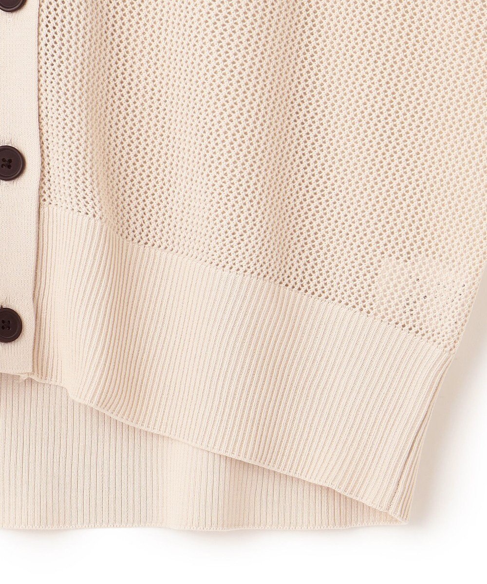 UNFILO メッシュニット カーディガン 