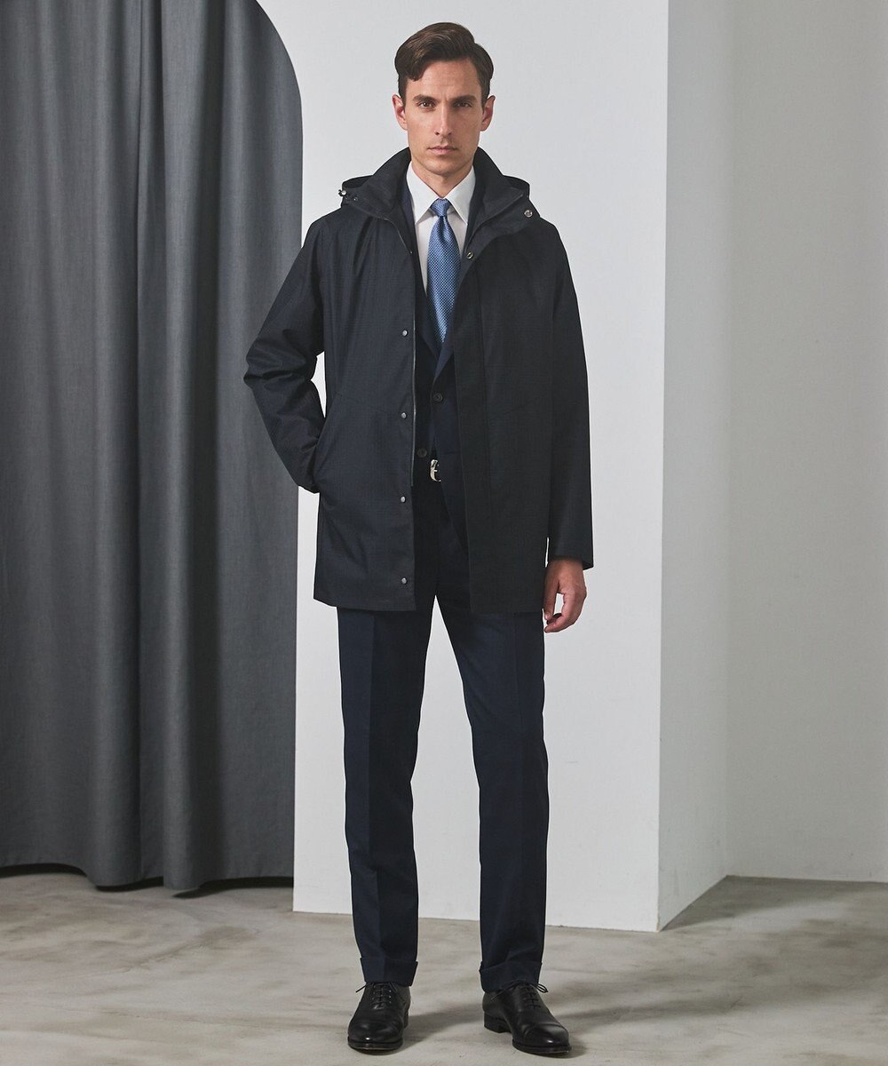 GOTAIRIKU 【仕事で着用可】ラスタードビー フーデッドブルゾン_地柄(24/25年モデル) 