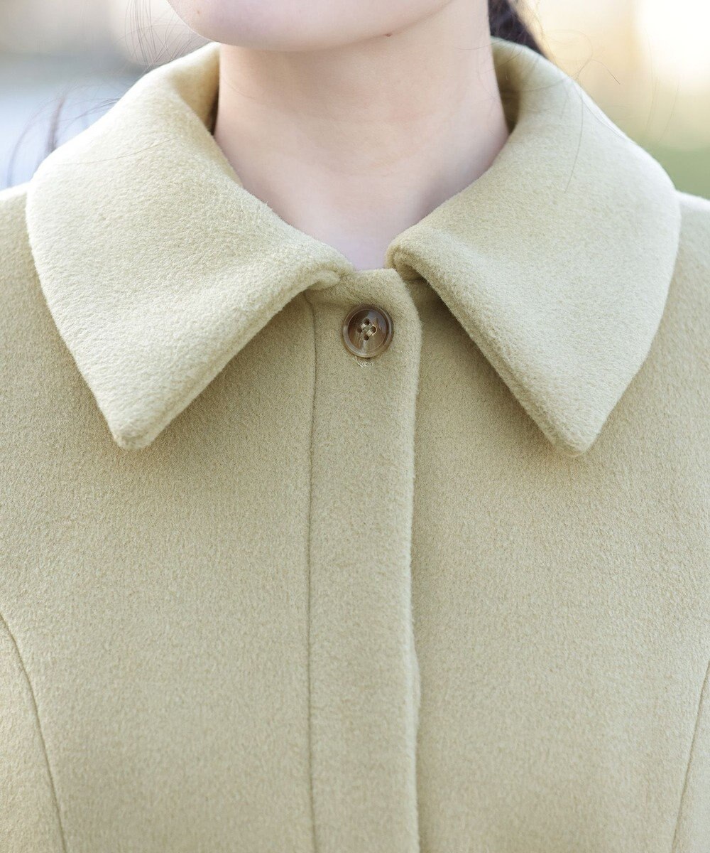 Tiaclasse フェイクウールステンカラーコート 