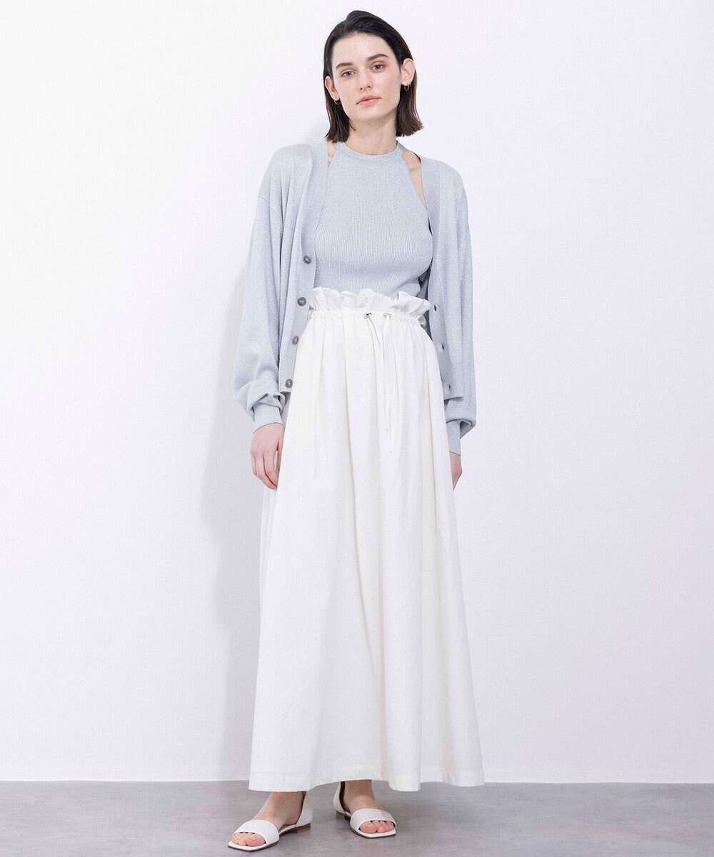 NAVE 【Nave・洗える】ラメニット カーディガン 